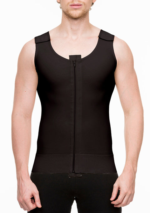 Male Compression Vest with Zipper (MG03)