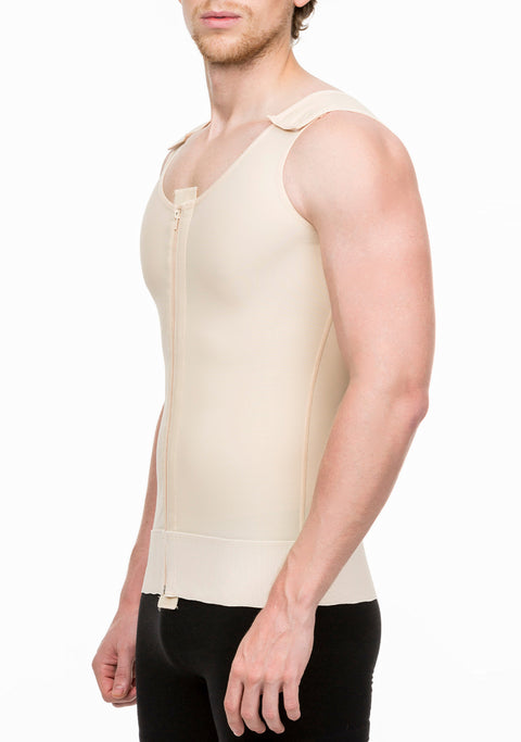 Male Compression Vest with Zipper (MG03)