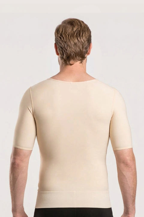 Male Compression Vest w/Short Sleeves & Zipper (MG06)
