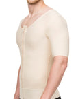 Male Compression Vest w/Short Sleeves & Zipper (MG06)