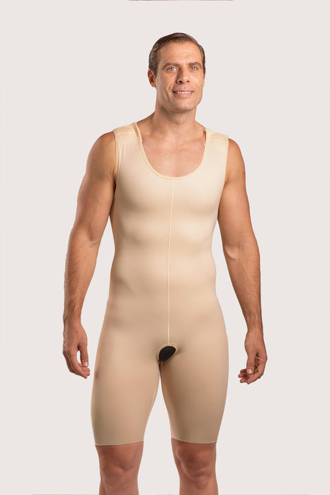 2nd Stage Male Mid-Thigh Compression Bodysuit (MG08)