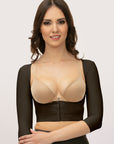 Braless Compression Vest w/Mid-Length Sleeves (SL04)