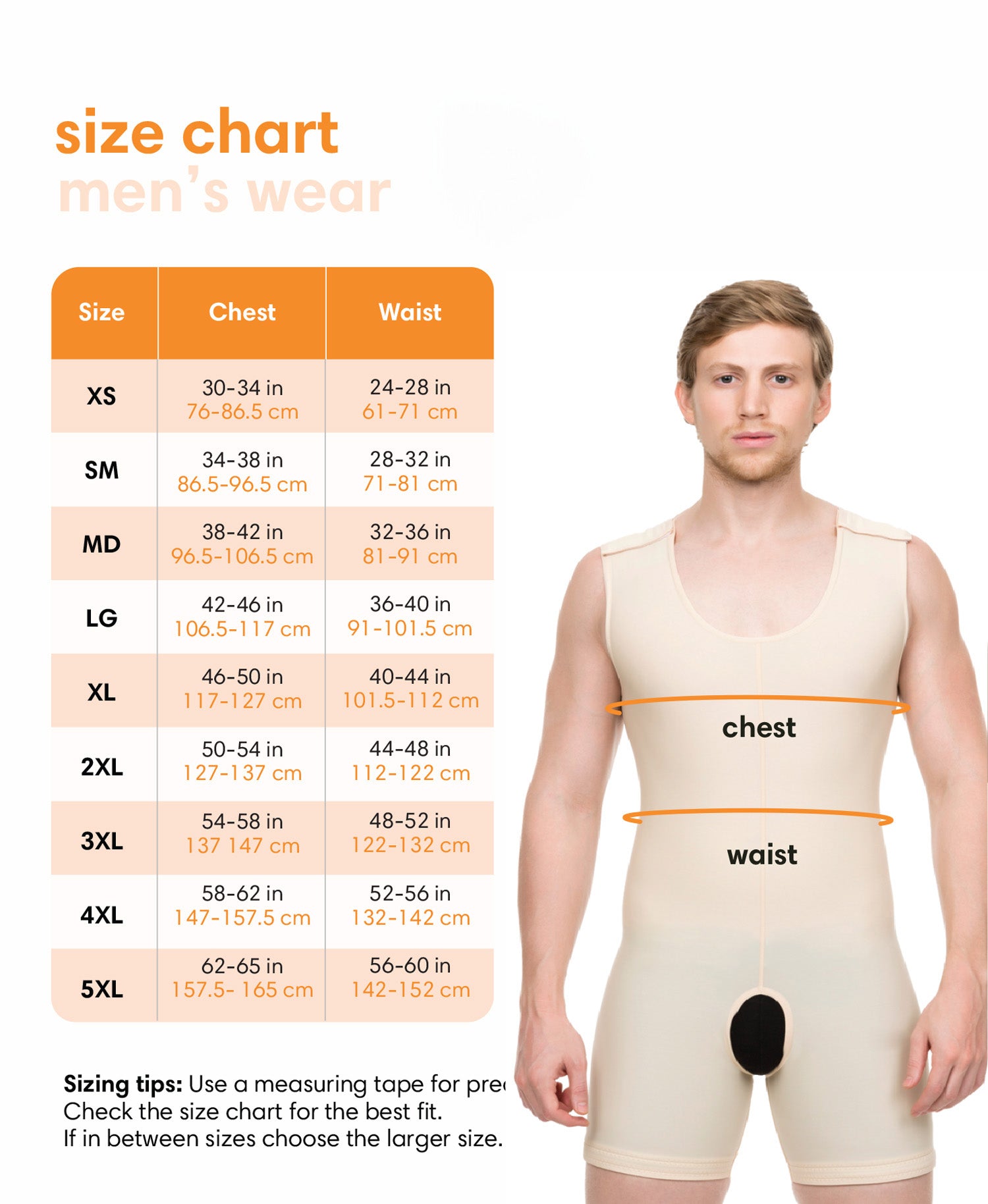 Male Mid-Thigh Compression Bodysuit w/Zipper (MG02