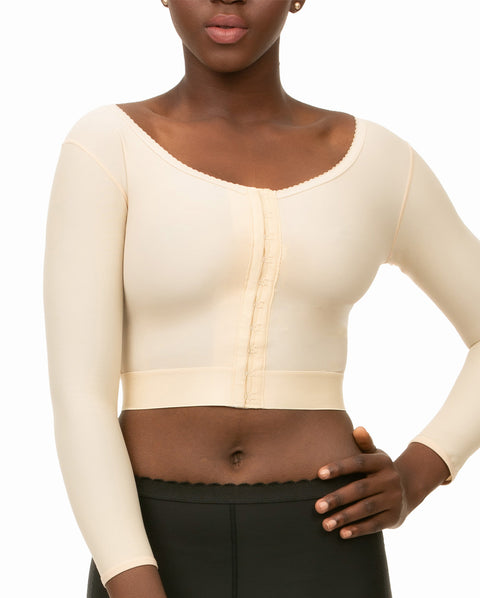Underbust Length Bra/Vest with Long Sleeves (VS02-LS)
