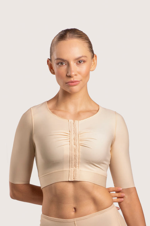 Underbust Length Bra/Vest with Short Sleeves (VS02-SS)