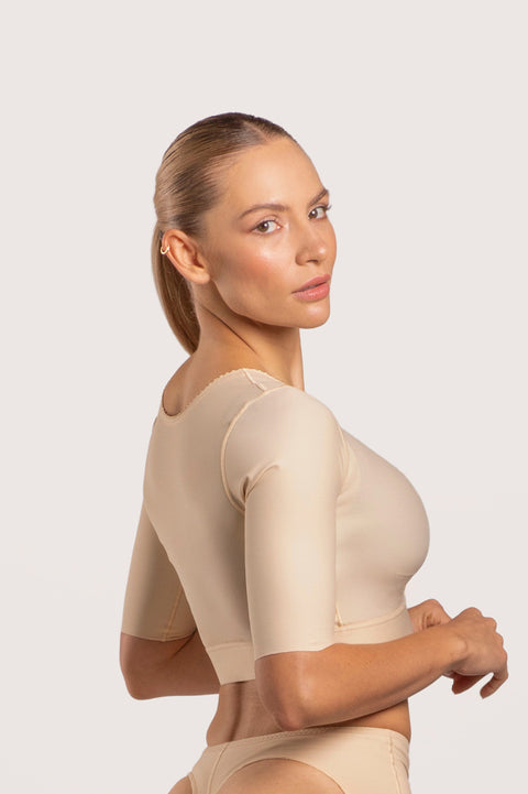 Underbust Length Bra/Vest with Short Sleeves (VS02-SS)