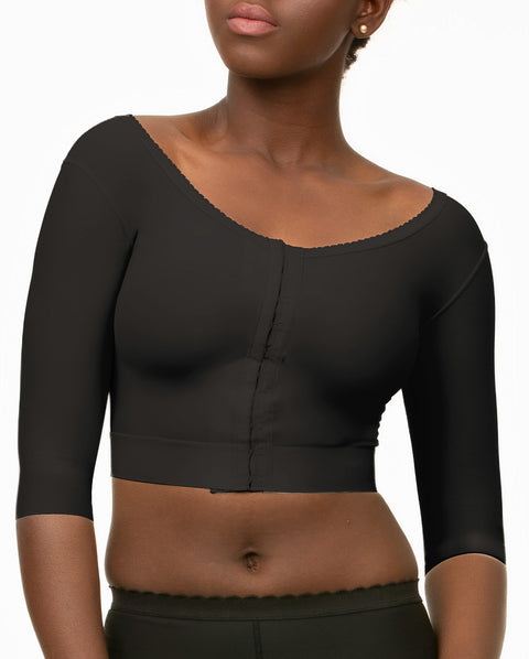 Underbust Length Bra/Vest with Short Sleeves (VS02-SS)