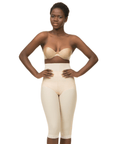 2nd Stage High Waist Below the Knee Buttocks Enhancing Compression Girdle (BE04-BK) - Isavela Compression Garments