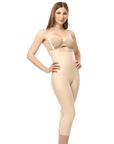 Body Suit Below Knee Length with Suspender Plastic Surgery Compression Garment with Zipper (BS05) - Isavela Compression Garments