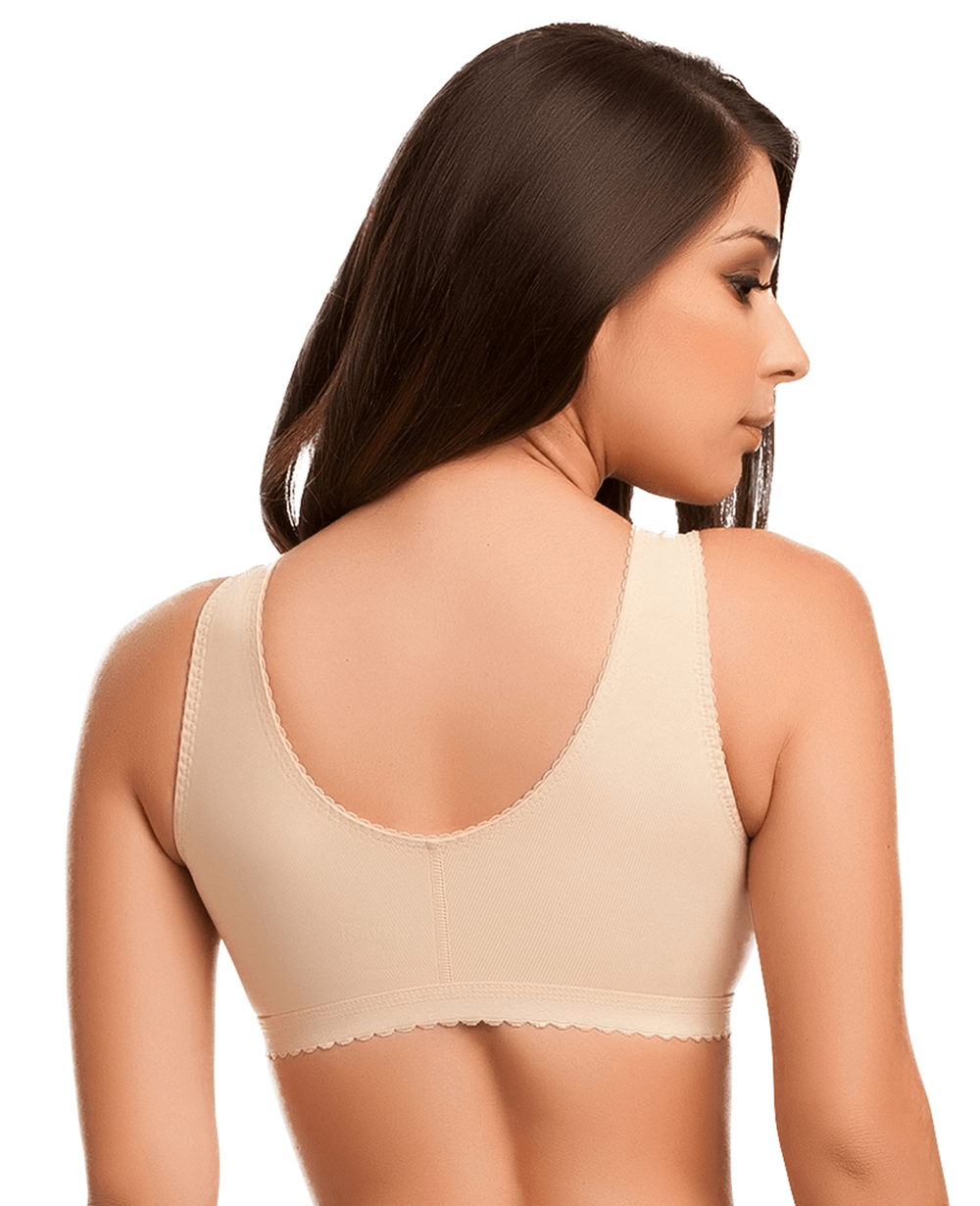 Breast Surgery Support Bra with 1 Elastic Band (BR01) – Isavela  Compression Garments