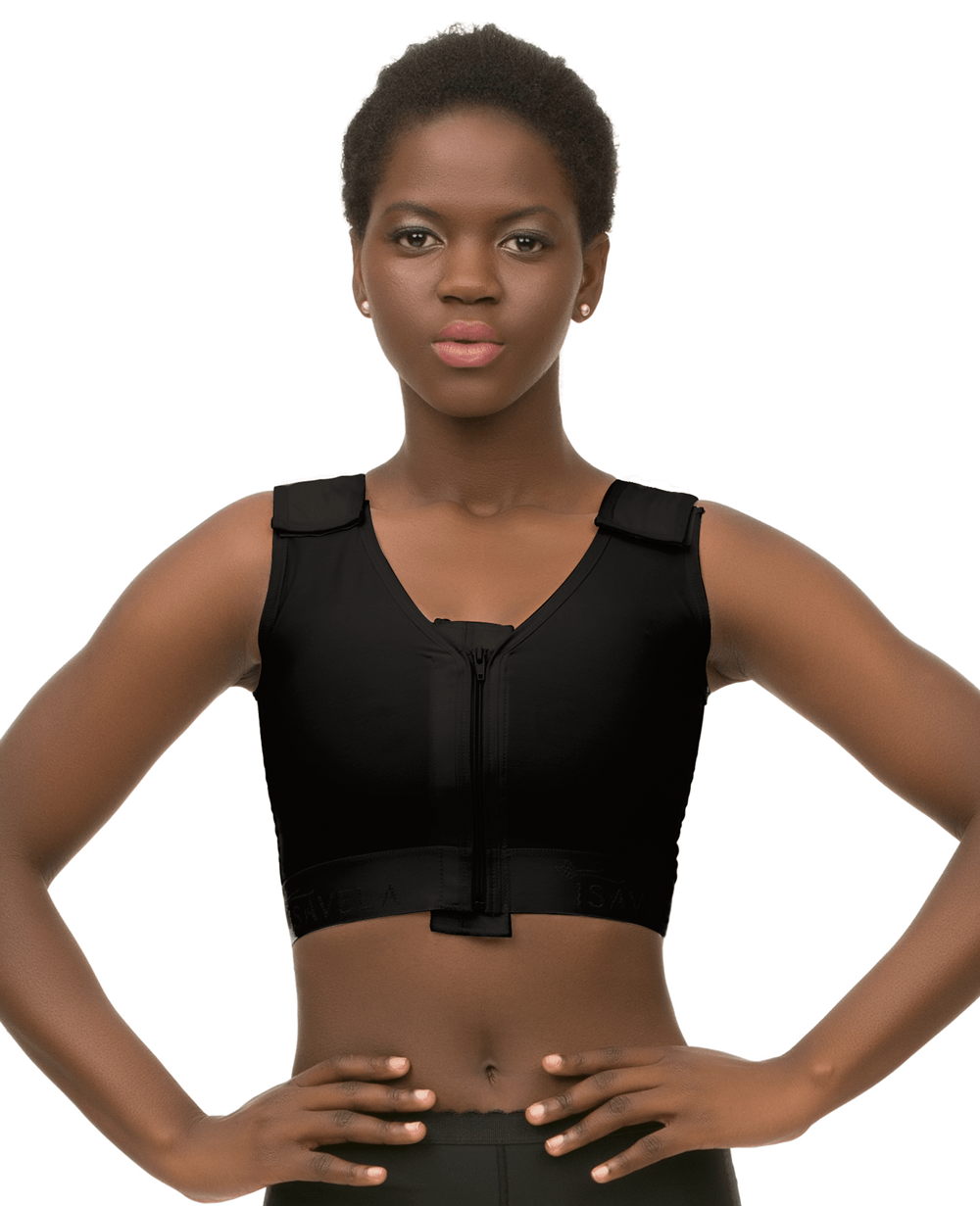 Cardiac Surgery No Cups Compression Bra with Front Zipper VS05