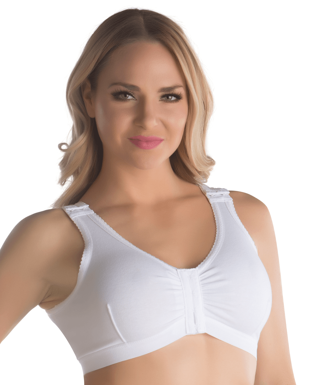 Breast Surgery Cotton Bra with 1” Elastic Band (CB01)