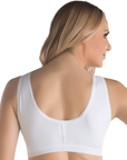Cotton Bra with 2” Elastic & Hook and Eye Closure (CB02) - Isavela Compression Garments
