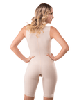 Full Body Suit Mid Thigh Length Plastic Surgery Compression Garment with Bra (BB09-NS) - Isavela Compression Garments