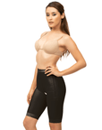 Low Waist Abdominal Above Knee Compression Girdle with Zipper on both sides (GR11) - Isavela Compression Garments