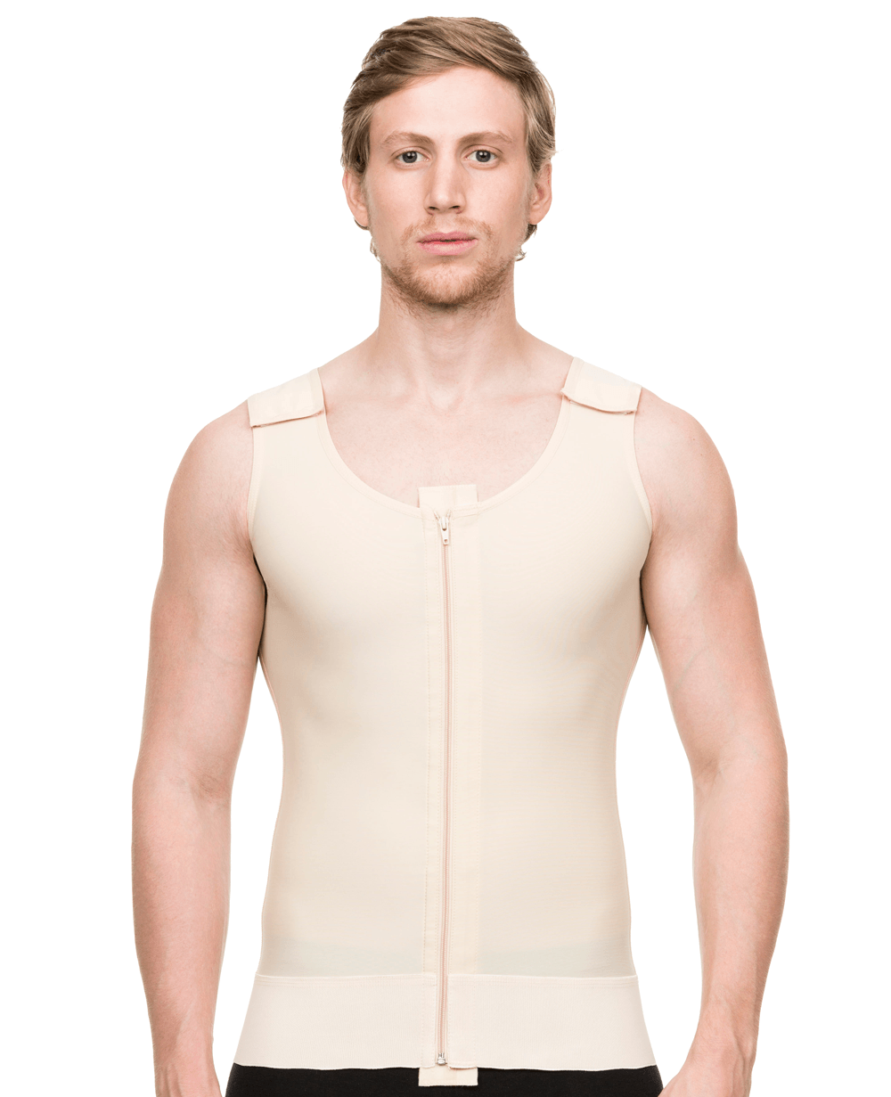 Male Compression Vest with Zipper (MG03)