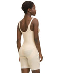 Post Natal Mid-Thigh Length Closed Buttocks Enhancing Compression Girdle Hook & Eye Front Center (BE11) - Isavela Compression Garments