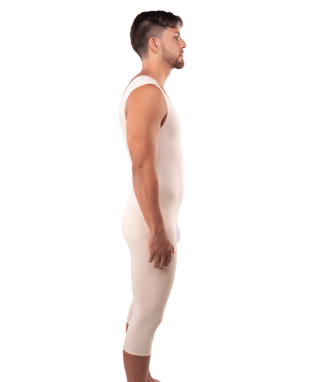 2nd Stage Male Below the Knee Compression Bodysuit (MG08-BK)