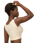 Sleeveless Breast Augmentation (Waist Length) Support Bra/Vest with 2" Elastic Band (VS01) - Isavela Compression Garments