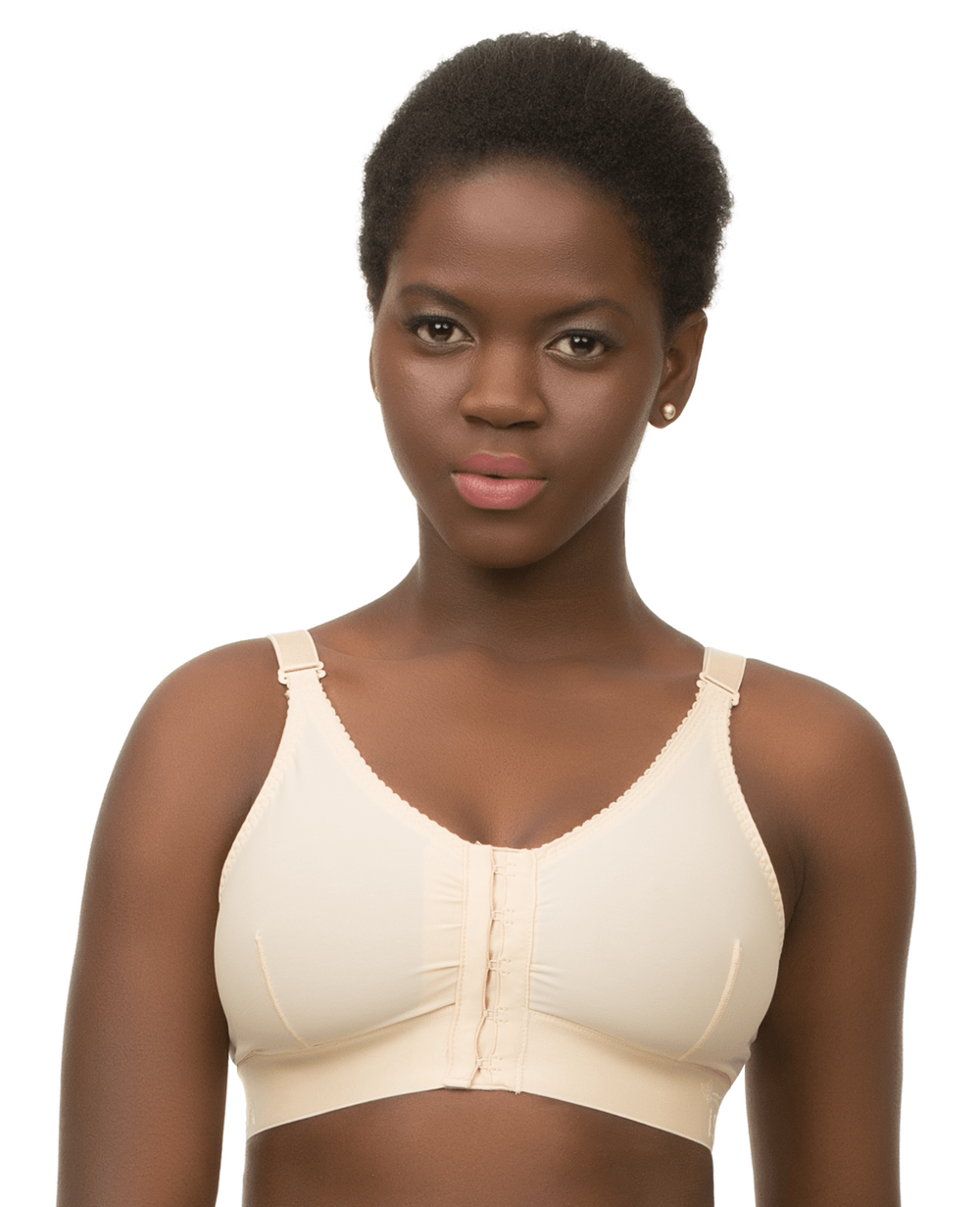 Sports T-Back Support Bra With 2" Elastic band (BR04) - Isavela Compression Garments